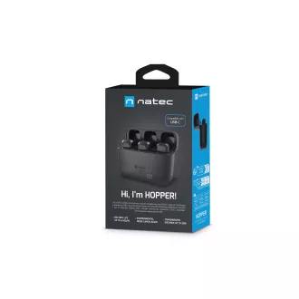 Mobilní bezdrátový mikrofon Natec HOPPER LAVALIER USB-C, 2 KS