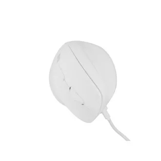 Vertikální myš Natec CRAKE 2 PRO/Vertikální/Optická/Pro praváky/12 400 DPI/Drátové USB-A/Bílá