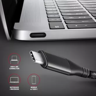 AXAGON RVC-HI2MC, USB-C -> HDMI 2.0a redukce / kabel 1.8m, 4K/60Hz HDR10 AXAGON RVC-HI2MC, USB-C -> HDMI 2.0a redukce / kabel 1.8m, 4K/60Hz HDR10