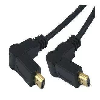 PremiumCord Kabel HDMI A - HDMI A M/M 15m, rotační