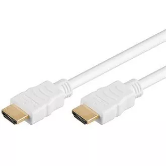 PremiumCord HDMI High Speed + Ethernet kabel,bílý, zlacené konektory, 10m PremiumCord HDMI High Speed + Ethernet kabel,bílý, zlacené konektory, 10m
