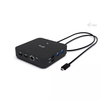 i-tec USB-C DP Dual HDMI Docking Station, Power Delivery 100W + i-tec Universal Charger 100W