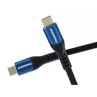 PremiumCord USB-C kabel, 3m/5A/100W/20Gbits