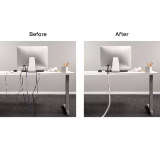 Fellowes Cablezip organizér a chránic kabeláže bílý
