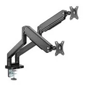 Držák monitoru Brateck LDT60-C024 dvě ramena vedle sebe mechanická pružina Heavy Duty