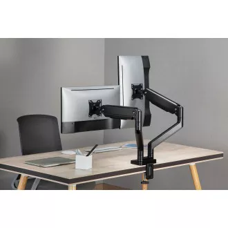 Držák monitoru Brateck LDT60-C024 dvě ramena vedle sebe mechanická pružina Heavy Duty