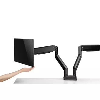 Držák monitoru Brateck LDT60-C024 dvě ramena vedle sebe mechanická pružina Heavy Duty