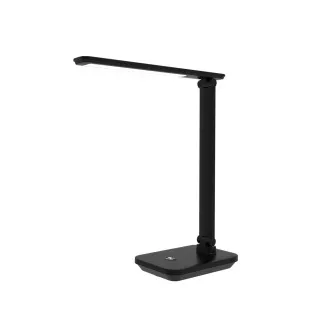 Platinet PDL6731B stolní LED lampa 5W stmívatelná, integrovaná baterie 6000mAh, USB port, černá
