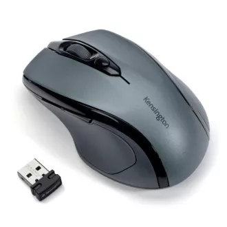 Kensington Pro Fit/Ergonomická/Optická/Pro praváky/1 600 DPI/Bezdrátová USB/Černá-stříbrná Kensington Pro Fit/Ergonomická/Optická/Pro praváky/1 600 DPI/Bezdrátová USB/Černá-stříbrná