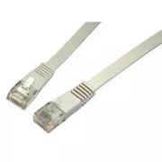 SOLARIX patch kabel plochý CAT6 UTP LSOH 1m šedý