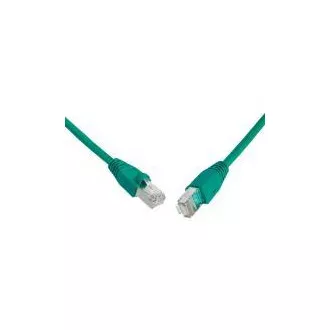 SOLARIX patch kabel CAT5E UTP PVC 2m zelený snag-proof