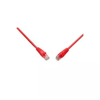 SOLARIX patch kabel CAT6 UTP PVC 3m červený
