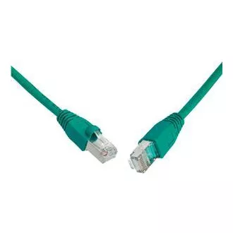SOLARIX patch kabel CAT5E SFTP PVC 10m zelený snag-proof