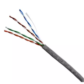 DATACOM UTP flex,Cat5e PVC,šedý,100m,lanko