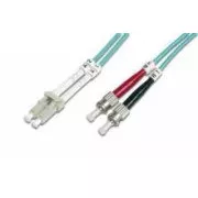 Optický patch kabel duplex LC-ST 50/125 MM 10m OM3