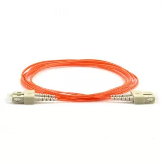 Optický patch cord duplex SC-SC 50/125 1m MM OM4