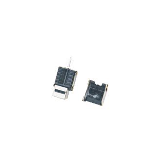 DATACOM Keystone CAT6 STP silver dual-mini