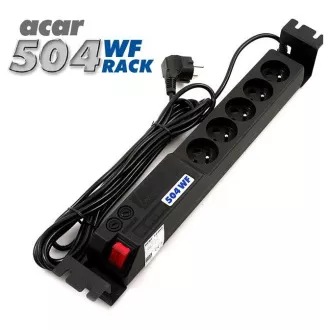 19" napáj.pan.Acar 504WF 5x220V-3m black+přep.ochr 19" napáj.pan.Acar 504WF 5x220V-3m black+přep.ochr