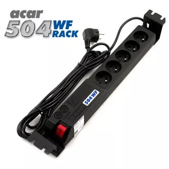 19" napáj.pan.Acar 504WF 5x230V-5m black+přep.ochr 19" napáj.pan.Acar 504WF 5x230V-5m black+přep.ochr