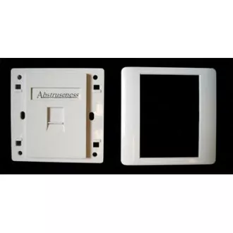 WALL plate SA s rámečkem pro 1keystone (80 x 80)