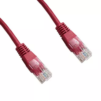 DATACOM patch cord UTP cat5e 2M červený DATACOM patch cord UTP cat5e 2M červený