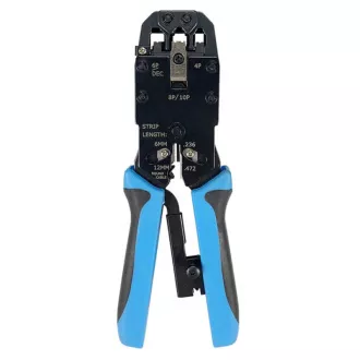 W-Star Krimpovací kleště RJ45 WS200R RJ50, RJ45, RJ12, RJ11 ráčna, masivní s ořezávačem W-Star Krimpovací kleště RJ45 WS200R RJ50, RJ45, RJ12, RJ11 ráčna, masivní s ořezávačem