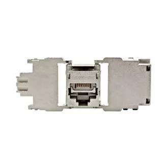 Keystone modul RJ45 stíněný, 10 Gb, třída Ea, 4PPoE