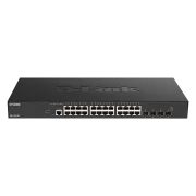 D-Link DXS-1210-28T 24 x 10G Base-T ports + 4 x 10G/25G SFP28 ports Smart Managed Switch