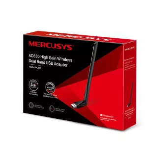 Mercusys MU6H 650Mbps bezdrátový USB 2.0 klient, výkonná externí anténa