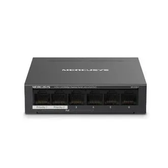 Mercusys MS106LP 6xFE desktop switch 4xPoE+ Mercusys MS106LP 6xFE desktop switch 4xPoE+