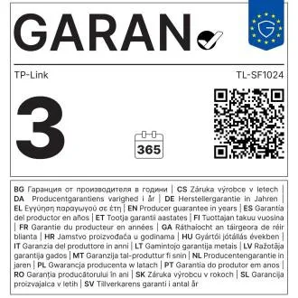TP-Link TL-SF1024 24x 10/100Mb Rackmount Switch TP-Link TL-SF1024 24x 10/100Mb Rackmount Switch