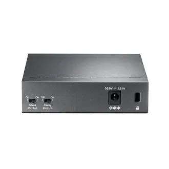 TP-Link TL-SF1005P 5x10/100 (4xPOE) 67W Desktop Steel CCTV Switch TP-Link TL-SF1005P 5x10/100 (4xPOE) 67W Desktop Steel CCTV Switch