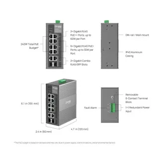 IES210GPP Omada Industr Easy man.switch