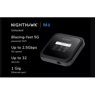 NETGEAR NIGHTHAWK M6 5G MOBILE HOTSPOT, UNLOCKED NETGEAR NIGHTHAWK M6 5G MOBILE HOTSPOT, UNLOCKED