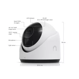 Ubiquiti UVC-G6-Turret-W - UniFi Protect G6 Turret, bílá