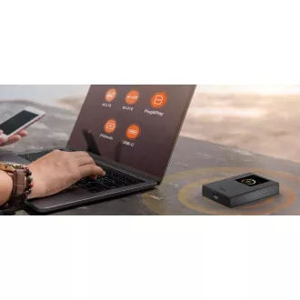 Tenda 4G185v4 4G LTE Mobile AX300 Wi-Fi battery modem router, LCD, WPA 3, USB-C