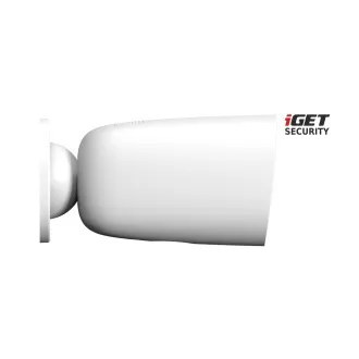 iGET SECURITY EP26 White - WiFi bateriová FullHD kamera, IP65, zvuk,samostatná a pro alarm M5-4G CZ