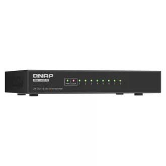 QNAP switch QSW-1108-8T-R2 (8x 2,5GbE port, pasivní chlazení, podpora 100M/ 1G/ 2,5G)