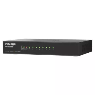 QNAP switch QSW-1108-8T-R2 (8x 2,5GbE port, pasivní chlazení, podpora 100M/ 1G/ 2,5G)