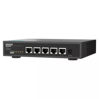 QNAP switch QSW-3205-5T (5x 10GbE port, pasiv. chlazení, podpora 100M/ 1G/ 2,5G / 5G a 10G)