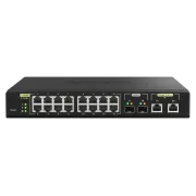 QNAP řízený switch QSW-M2116P-2T2S (16x 2,5GbE PoE+ RJ45 / 2x 10GbE RJ45 PoE++ / 2x 10GbE SFP+)