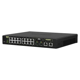 QNAP řízený switch QSW-M2116P-2T2S (16x 2,5GbE PoE+ RJ45 / 2x 10GbE RJ45 PoE++ / 2x 10GbE SFP+)