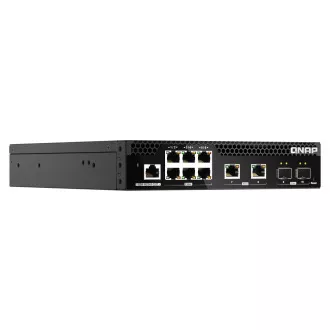 QNAP řízený switch QSW-M2106R-2S2T (6x 2,5GbE RJ45, 2x 10GbE RJ45, 2x 10GbE SFP+, malá šířka)