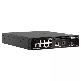 QNAP řízený switch QSW-M2106R-2S2T (6x 2,5GbE RJ45, 2x 10GbE RJ45, 2x 10GbE SFP+, malá šířka)