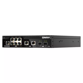 QNAP řízený switch QSW-M2106R-2S2T (6x 2,5GbE RJ45, 2x 10GbE RJ45, 2x 10GbE SFP+, malá šířka)