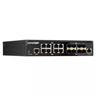 QNAP switch QSW-3216R-8S8T (8x 10G GbE porty + 8x 10G SFP+ porty, poloviční šířka)