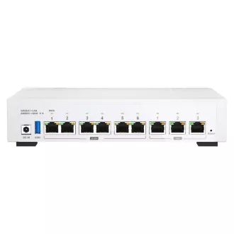 QNAP SD-WAN router QHora-322 (4jádrový procesor, 4GB DDR4 RAM, 6x 2,5GbE, 3x 10GbE, 1x USB 3.2 Gen1)