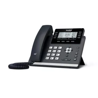 Yealink SIP-T43U SIP telefon, PoE, 3,7" 360x160 LCD, 21 prog.tl.,2xUSB, GigE
