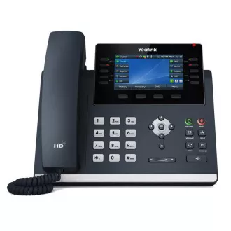 Yealink SIP-T46U SIP telefon, PoE, 4,3" 480x272 LCD, 27 prog.tl.,2xUSB, Gig Yealink SIP-T46U SIP telefon, PoE, 4,3" 480x272 LCD, 27 prog.tl.,2xUSB, Gig
