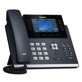 Yealink SIP-T46U SIP telefon, PoE, 4,3" 480x272 LCD, 27 prog.tl.,2xUSB, Gig Yealink SIP-T46U SIP telefon, PoE, 4,3" 480x272 LCD, 27 prog.tl.,2xUSB, Gig